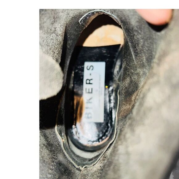 GOLDEN GOOSE Short Biker Boot w/ Braid black leather sz 38 buckle GGDB authentic - Picture 16 of 16